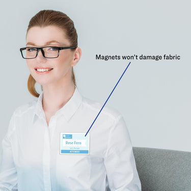 Avery Customizable Name Badges with Magnets, 3